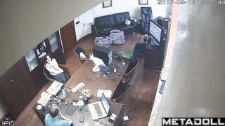 Private video from the office: The boss fucked his secretary hard