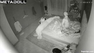 Romantic date turned into wild night fuck, hidden cam