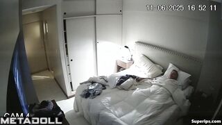 The husband got very turned on when he saw his big-breasted wife naked