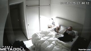 Elderly husband quickly fucked a chubby milf while everyone was gone