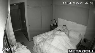Elderly husband quickly fucked a chubby milf while everyone was gone