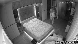The boyfriend's playful fingers went under the dress to the beauty's cunt