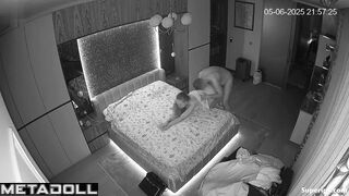 The boyfriend's playful fingers went under the dress to the beauty's cunt
