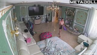 She makes him blowjob every morning - bedroom scenes