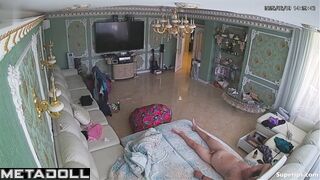 She makes him blowjob every morning - bedroom scenes