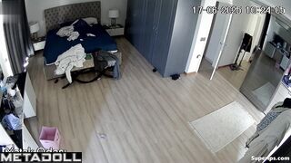 Doggystyle love of spouses - bedroom hidden camera