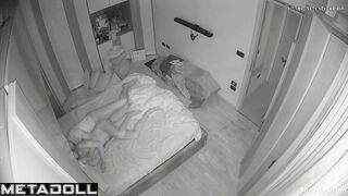 They love to have lazy sex - bedroom hidden camera