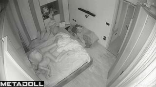 They love to have lazy sex - bedroom hidden camera