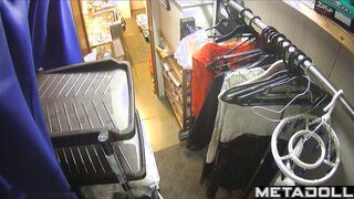 One of her colleagues installed a camera at her workplace
