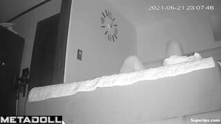 Their bedroom hides their passion but you still can see it
