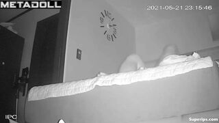 Their bedroom hides their passion but you still can see it