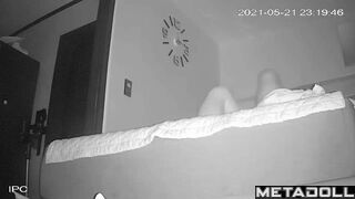 Their bedroom hides their passion but you still can see it