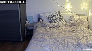 Two girls and two dildos - lesbian home video, look