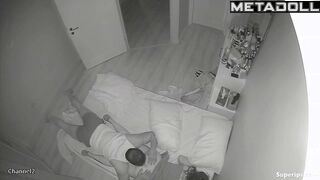 She doesn't allow him to enter her but only to lick her clit and ass