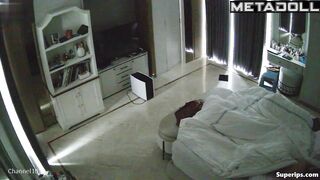 Couple fucking after hard day and breakup / hidden cam