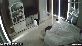 Couple fucking after hard day and breakup / hidden cam