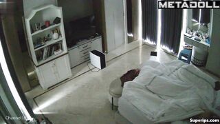 Couple fucking after hard day and breakup / hidden cam