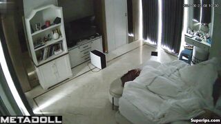 Couple fucking after hard day and breakup / hidden cam