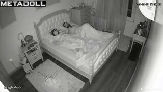 Boyfriend and girlfriend enjoyed fast sex before sleep