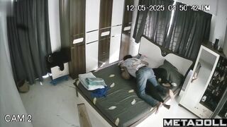 Fat woman enjoying her life after bright orgasm, bedroom video