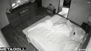 Woken by husband's naughty fingers wife punished him with orgasm