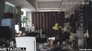 An Asian guy made a compilation of fuck videos with his girlfriend