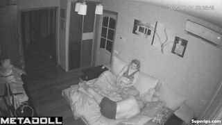 Bald husband turned on the redheaded milf by playing with her cunt