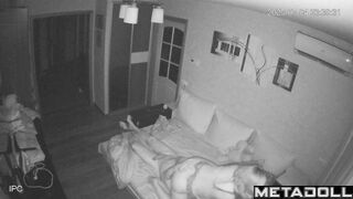 Bald husband turned on the redheaded milf by playing with her cunt