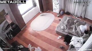 A big-ass brunette rides her man's cock intensely. The orgasm is near