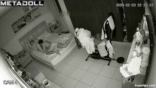Husband licks hot pussy of bored wife with phone in hand