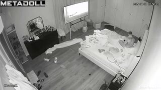 Two people fucking hotly instead of watching TV, look