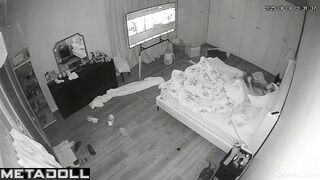 Two people fucking hotly instead of watching TV, look