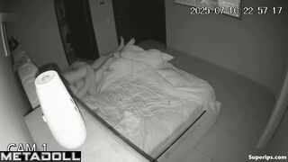 Curvy lady cumed in 69 positions - hidden bed video