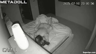 Curvy lady cumed in 69 positions - hidden bed video