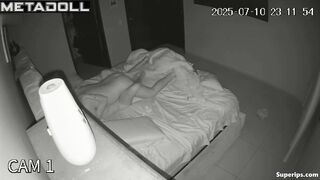 Curvy lady cumed in 69 positions - hidden bed video