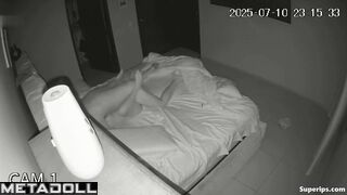 Curvy lady cumed in 69 positions - hidden bed video