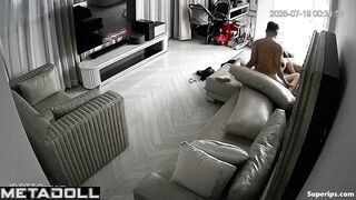 He put her on the floor and fucked in doggystyle (and filmed it all on cam)