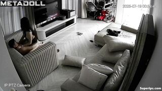 He put her on the floor and fucked in doggystyle (and filmed it all on cam)