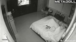 She wanted to watch TV but he had more naughty plans for this night