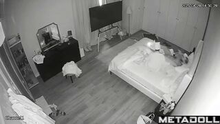 People have sex on a schedule - home hidden camera