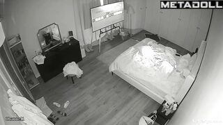 People have sex on a schedule - home hidden camera