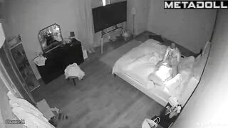 People have sex on a schedule - home hidden camera