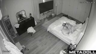 People have sex on a schedule - home hidden camera