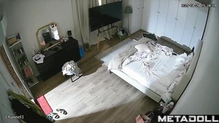 People have sex on a schedule - home hidden camera