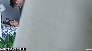 She's about to pass out from his tongue, look now