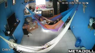 Hammock is the best place to play with partner's penis, look