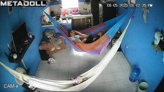 Hammock is the best place to play with partner's penis, look