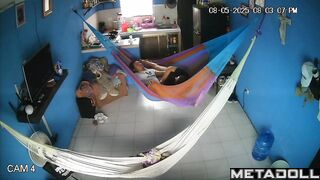 Hammock is the best place to play with partner's penis, look
