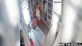 She doesn't know what to wear to please her fucker, hidden cam