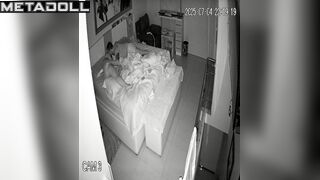 Tattooed couple knows how to please each other / home secret tape